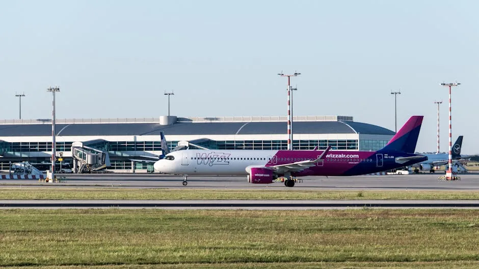 Wizz Air Airbus A320 at Prague Airport