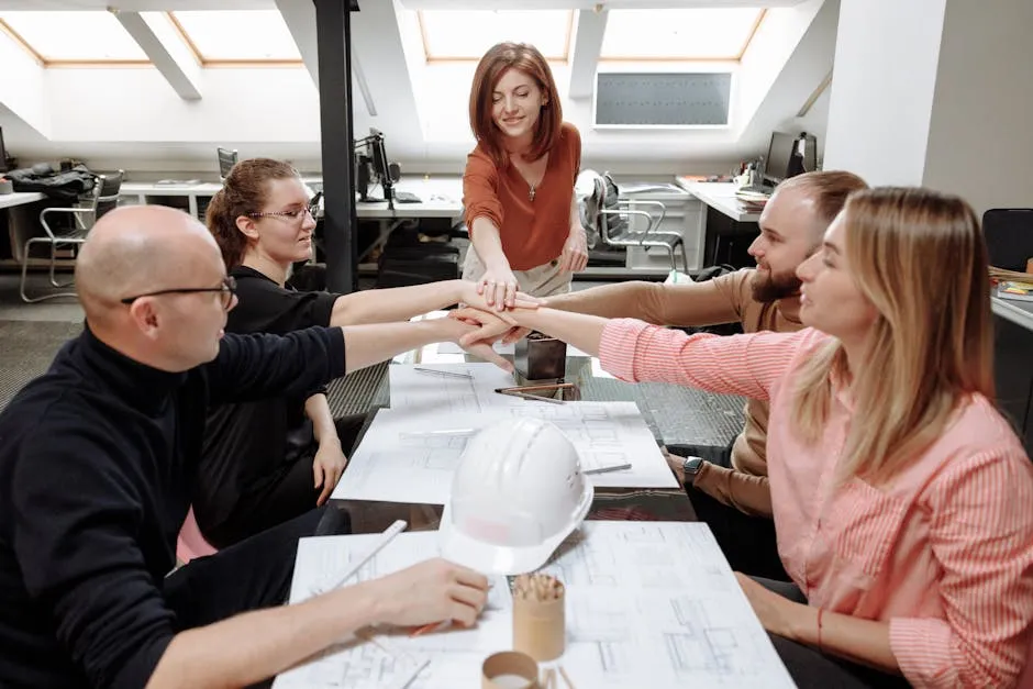 Group of People Working As a Team
