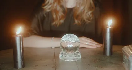 Horizontal video: Spinning a crystal ball 6014530. Duration: 47 seconds. Resolution: 4096x2160