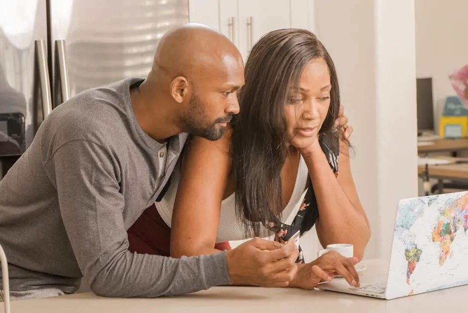 Couple Doing Online Shopping