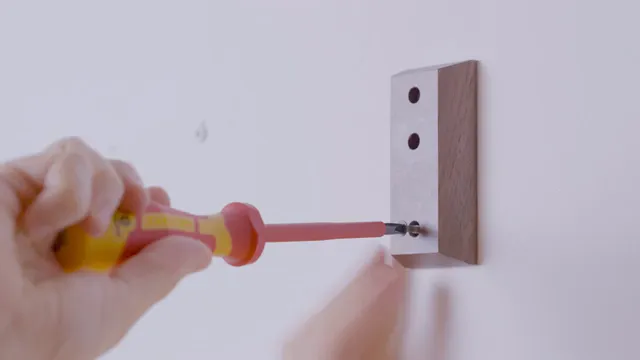 Horizontal video: A person is using a screwdriver to put a screw into a wall 27981596. Duration: 56 seconds. Resolution: 3840x2160