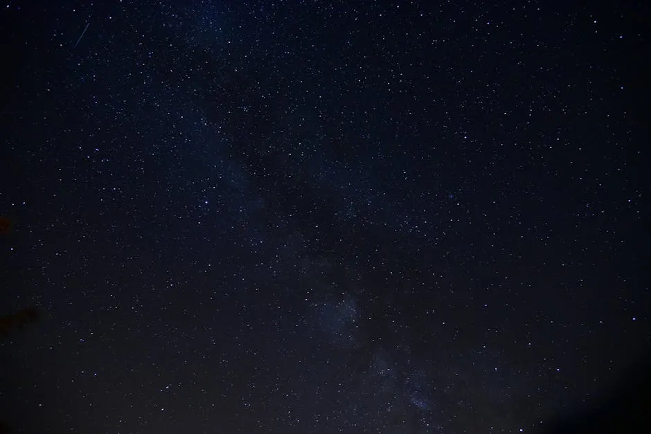 Starry Night Sky with Milky Way Visible