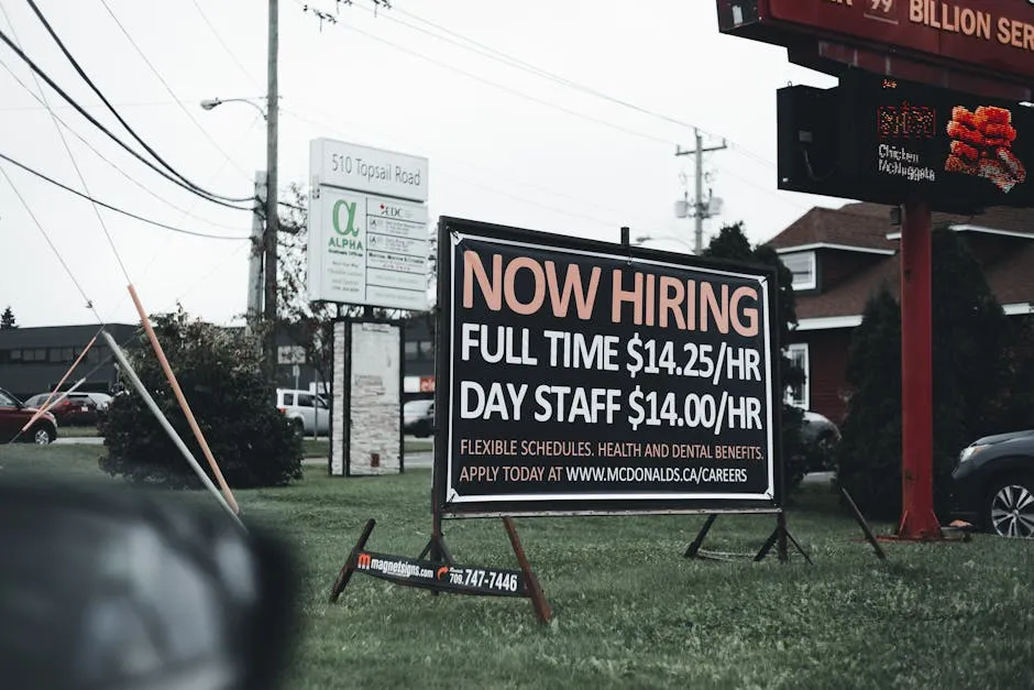 Job Offer Sign