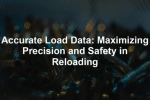 Featured image for Accurate Load Data: Maximizing Precision and Safety in Reloading