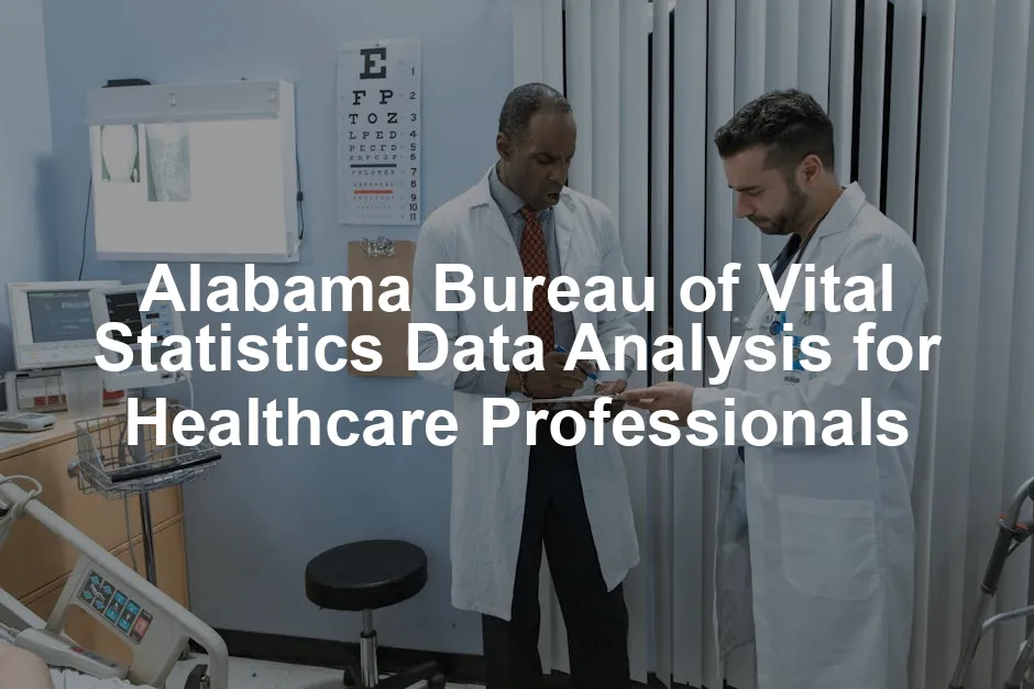 Featured image for Alabama Bureau of Vital Statistics Data Analysis for Healthcare Professionals