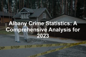 Featured image for Albany Crime Statistics: A Comprehensive Analysis for 2023