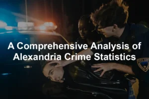Featured image for A Comprehensive Analysis of Alexandria Crime Statistics