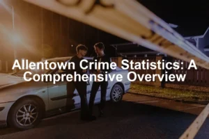 Featured image for Allentown Crime Statistics: A Comprehensive Overview