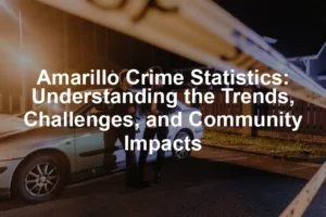 Featured image for Amarillo Crime Statistics: Understanding the Trends, Challenges, and Community Impacts