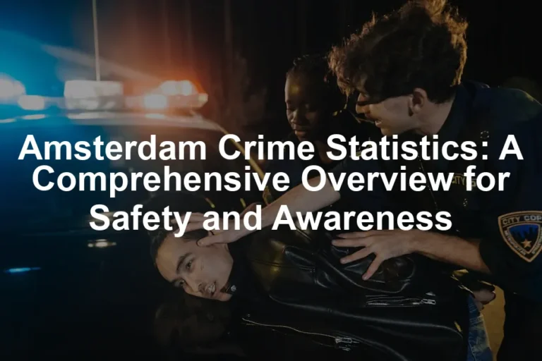 Featured image for Amsterdam Crime Statistics: A Comprehensive Overview for Safety and Awareness