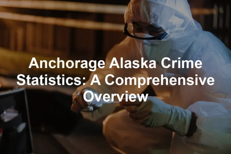 Featured image for Anchorage Alaska Crime Statistics: A Comprehensive Overview