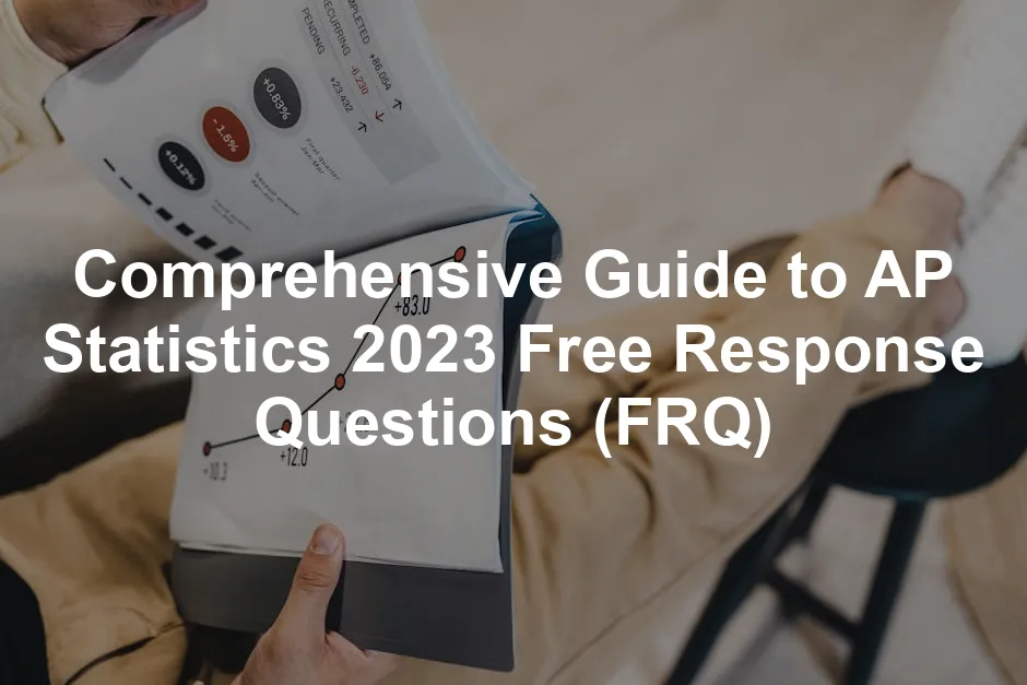 Featured image for Comprehensive Guide to AP Statistics 2023 Free Response Questions (FRQ)