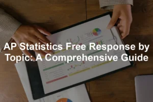 Featured image for AP Statistics Free Response by Topic: A Comprehensive Guide