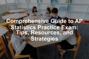 Featured image for Comprehensive Guide to AP Statistics Practice Exam: Tips, Resources, and Strategies