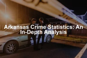 Featured image for Arkansas Crime Statistics: An In-Depth Analysis