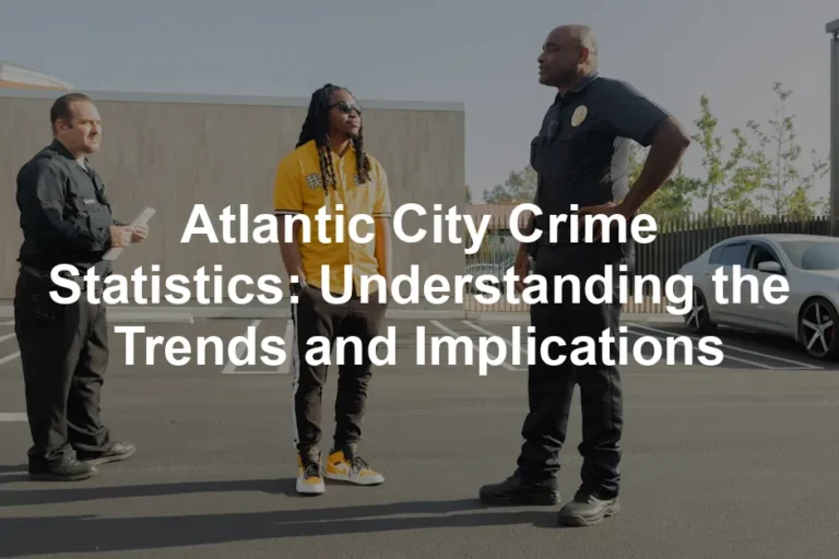 Featured image for Atlantic City Crime Statistics: Understanding the Trends and Implications