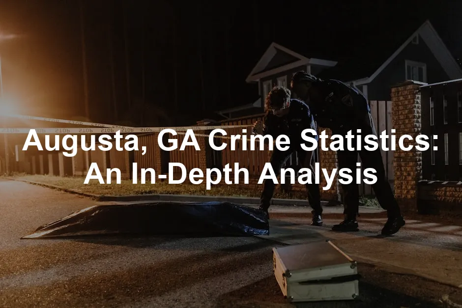 Featured image for Augusta, GA Crime Statistics: An In-Depth Analysis