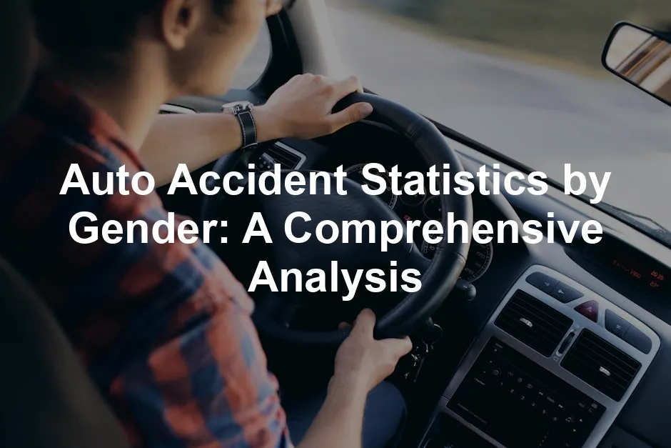 Featured image for Auto Accident Statistics by Gender: A Comprehensive Analysis