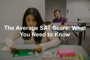 Featured image for The Average SAT Score: What You Need to Know