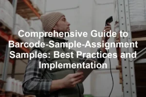 Featured image for Comprehensive Guide to Barcode-Sample-Assignment Samples: Best Practices and Implementation