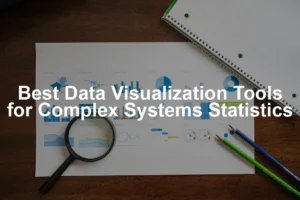 Featured image for Best Data Visualization Tools for Complex Systems Statistics