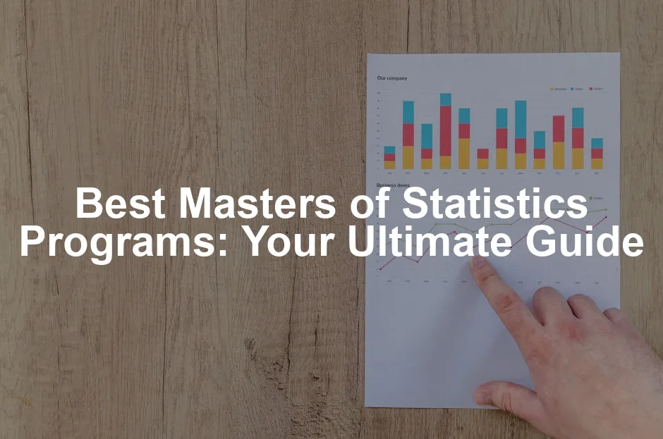 Featured image for Best Masters of Statistics Programs: Your Ultimate Guide