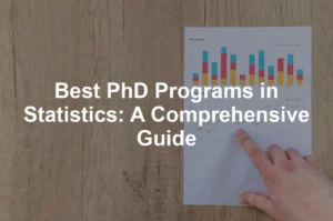 Featured image for Best PhD Programs in Statistics: A Comprehensive Guide