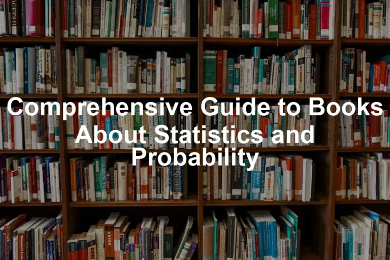Featured image for Comprehensive Guide to Books About Statistics and Probability