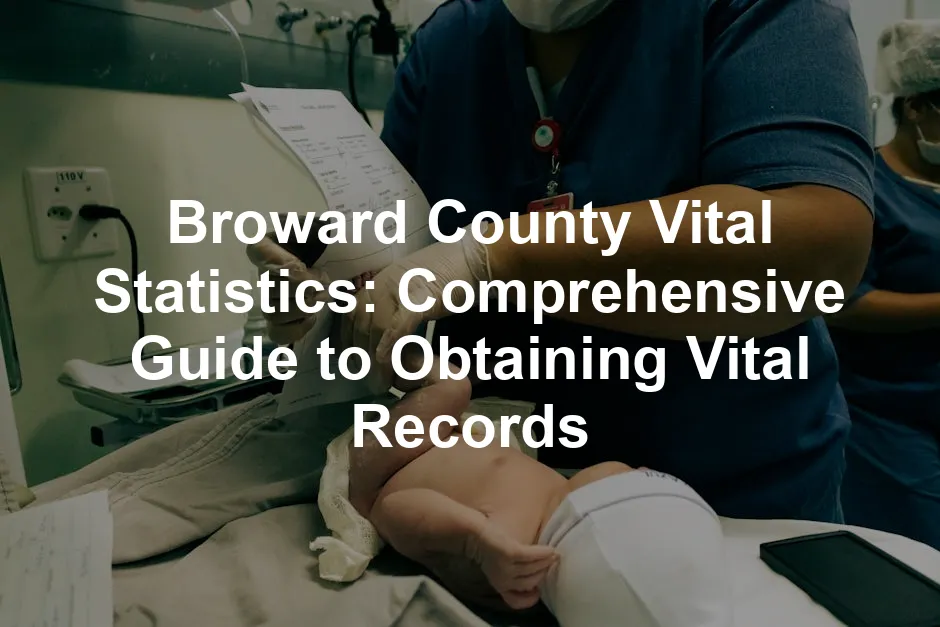 Featured image for Broward County Vital Statistics: Comprehensive Guide to Obtaining Vital Records