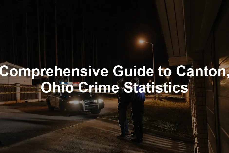 Featured image for Comprehensive Guide to Canton, Ohio Crime Statistics