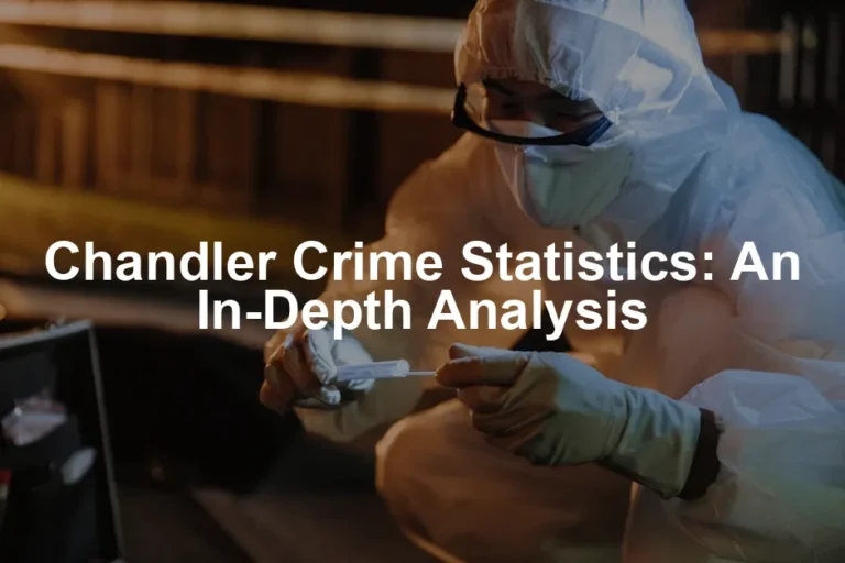 Featured image for Chandler Crime Statistics: An In-Depth Analysis