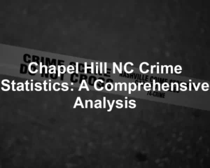 Featured image for Chapel Hill NC Crime Statistics: A Comprehensive Analysis