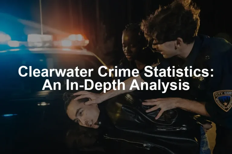 Featured image for Clearwater Crime Statistics: An In-Depth Analysis