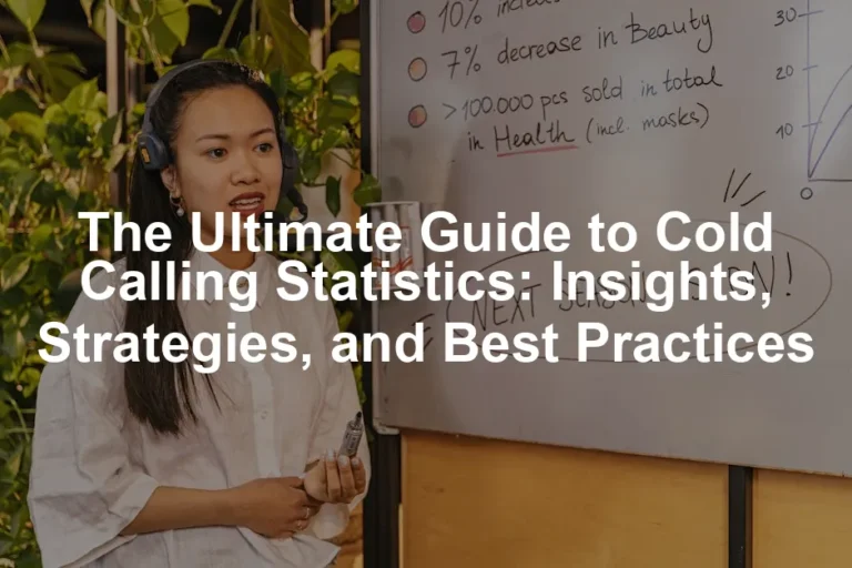 Featured image for The Ultimate Guide to Cold Calling Statistics: Insights, Strategies, and Best Practices