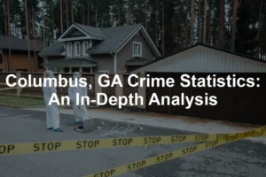 Featured image for Columbus, GA Crime Statistics: An In-Depth Analysis