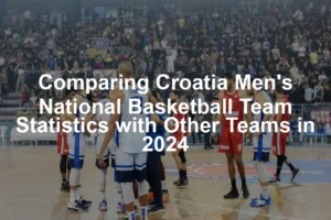 Featured image for Comparing Croatia Men's National Basketball Team Statistics with Other Teams in 2024