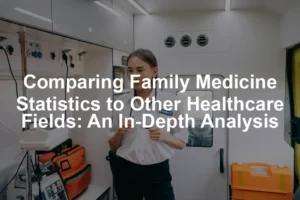 Featured image for Comparing Family Medicine Statistics to Other Healthcare Fields: An In-Depth Analysis