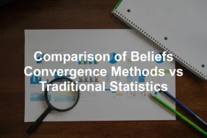 Featured image for Comparison of Beliefs Convergence Methods vs Traditional Statistics