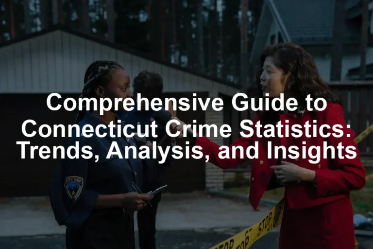 Featured image for Comprehensive Guide to Connecticut Crime Statistics: Trends, Analysis, and Insights