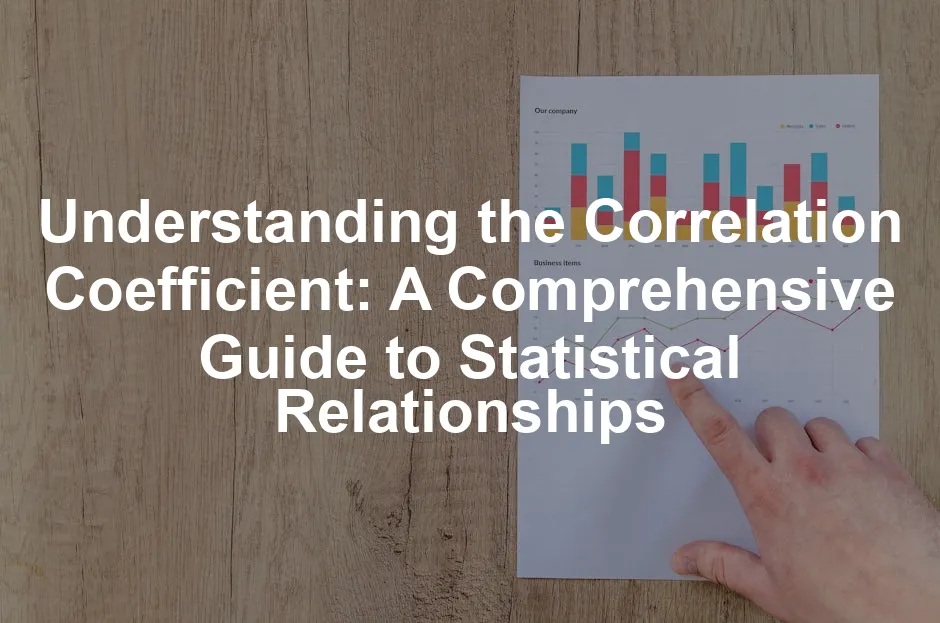 Featured image for Understanding the Correlation Coefficient: A Comprehensive Guide to Statistical Relationships