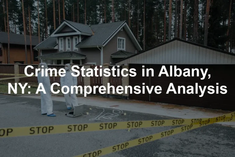 Featured image for Crime Statistics in Albany, NY: A Comprehensive Analysis