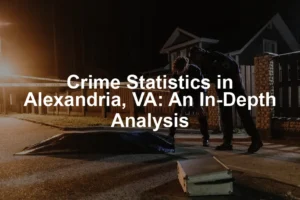 Featured image for Crime Statistics in Alexandria, VA: An In-Depth Analysis