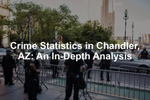 Featured image for Crime Statistics in Chandler, AZ: An In-Depth Analysis