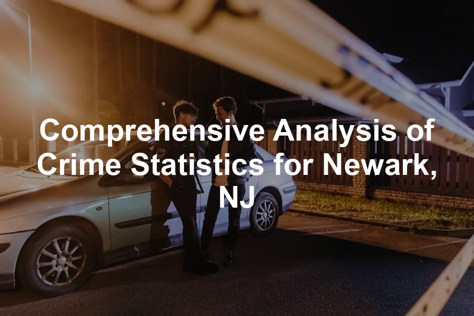 Featured image for Comprehensive Analysis of Crime Statistics for Newark, NJ