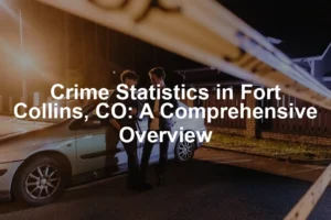 Featured image for Crime Statistics in Fort Collins, CO: A Comprehensive Overview