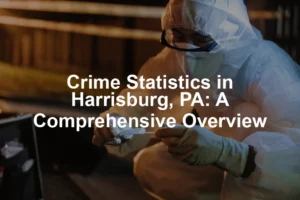 Featured image for Crime Statistics in Harrisburg, PA: A Comprehensive Overview