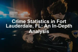 Featured image for Crime Statistics in Fort Lauderdale, FL: An In-Depth Analysis