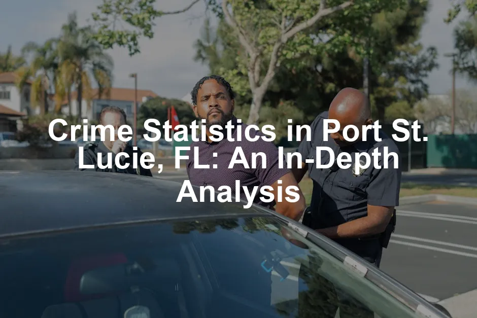 Featured image for Crime Statistics in Port St. Lucie, FL: An In-Depth Analysis