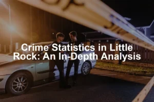 Featured image for Crime Statistics in Little Rock: An In-Depth Analysis