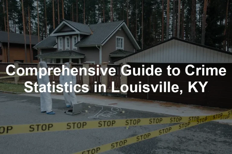 Featured image for Comprehensive Guide to Crime Statistics in Louisville, KY